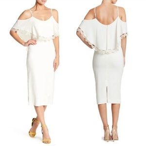 Dress The Population Beth White Dress Size M